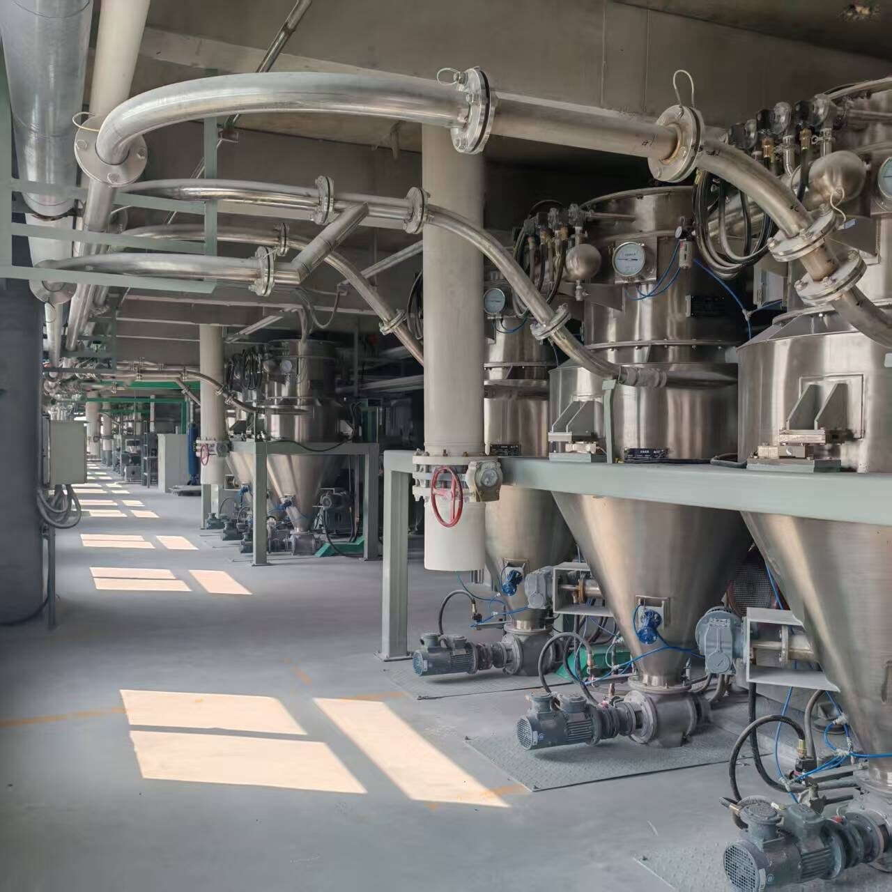 Plastic Granule Batching and Mixing System